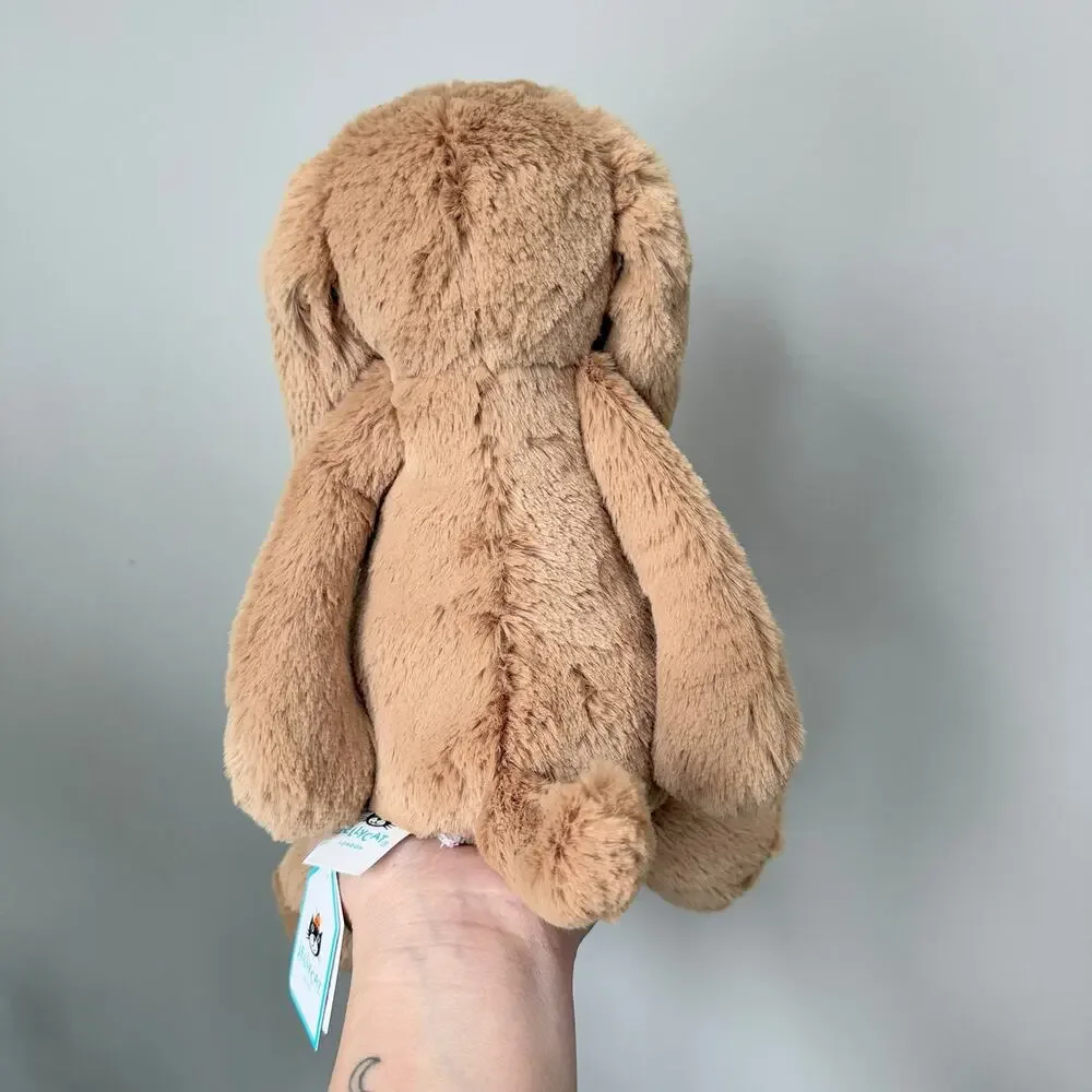 AUTHENTIC Jellycat Bashful Toffee Puppy Medium NWT - Fast Shipping! - Picture 5 of 10